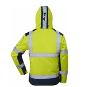 Softshell Reflektörlü İş Montu Su Geçirmez Ceket Sarı - 2
