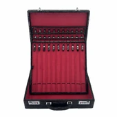 Kuyumcu Tespih Takı Taşıma Ve Saklama Çantası 44'lü Siyah thumbnail 1