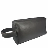 Hakiki Deri CA252 Dopp Kit El Çantası Kahve - 4