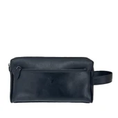 Hakiki Deri CA250 Dopp Kit El Çantası Siyah - 1