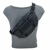 Taktikal Kampçı Outdoor Molle Bel Çantası Siyah - 6