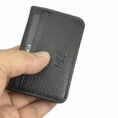 Diga 1169 Hakiki Deri Minimal Kartlık Kahve - 1