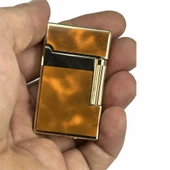 Vindiesel Dupont Tarz Gazlı Çakmak Turuncu thumbnail 4