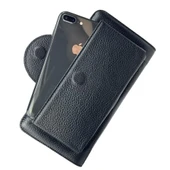 Diga Hakiki Deri 2003 Kartlık Telefon El Çantası Siyah - 1