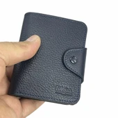 Diga 110 Hakiki Deri Kartlık Cüzdan Lacivert - 5