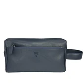 Hakiki Deri CA251 Dopp Kit El Çantası Lacivert - 7