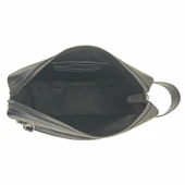 Hakiki Deri CA252 Dopp Kit El Çantası Kahve - 5