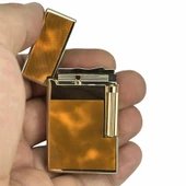 Vindiesel Dupont Tarz Gazlı Çakmak Turuncu thumbnail 6