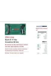 Bosch X-Line Mini 25 Parça Vidalama Seti - 4