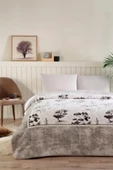 Özdilek Toile Jouy Battaniye Çift Kişillik Kahve 200x240 - 1