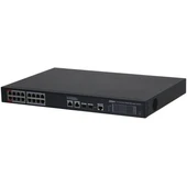 DAHUA S4220-16GT-240 16 PORT 16XGE-2XGE-2XGE/SFP YÖNETİLEBİLİR 240W POE SWİTCH - 1