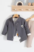 We Are Ceketli 3'lü % 100 Pamuk Erkek Bebek Takımı thumbnail 2