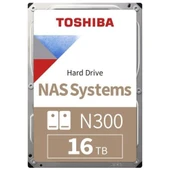 16TB TOSHIBA N300 7200RPM SATA 512MB HDWG51GUZSVA - 1