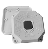 CAM BOX LOTUS JB-411 BEYAZ PLASTİK KARE BUAT (TABAN DAHİL) - 1