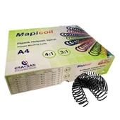 MAPİCOİL 3:1 PLASTİK HELEZON SPİRAL 50MM SİYAH 50 AD. 36 LOP - 1