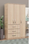 Metalia GM 302-S Ece Lüx 3 Kapı 3 Çekmeceli Sonomo Gardırop - 2