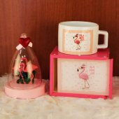 Flamingo Fanus Biblo Flamingo Kutulu Kupa Hediye Seti - 1