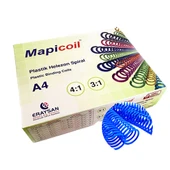 MAPİCOİL 4:1 PLASTİK HELEZON SPİRAL 25MM MAVİ 50 AD. 48 LOP - 1