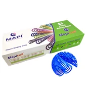 MAPİCOİL 4:1 PLASTİK HELEZON SPİRAL 6MM MAVİ 200 AD. 48 LOP - 1