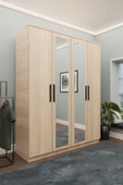 Metalia GM 054 Hayal 4 Kapılı Aynalı Sonomo Gardırop - 2