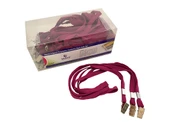 MAPİ METAL KLİPSLİ-POLYESTER DOKUMA KART ASKI İPİ MOR 50'Lİ PAKET - 1