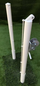 Adelinspor Via Ankrajlı Gerdirme Aparatlı Sabit Tenis Direği - 1