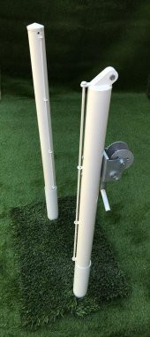 Adelinspor Via Ankrajlı Gerdirme Aparatlı Sabit Tenis Direği - 3