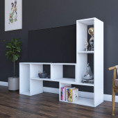 Dienni Beyaz Puzzle Tv Sehpası - 3