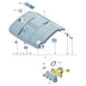 VW Passat B6 2006-2011 1.6 FSi Hava Filtre Giriş Borusu 1K0129609B - 2