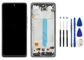 Samsung Galaxy A53 -5G Uyumlu Lcd Ekran Dokunmatik SERVİS Orijinali ÇITALI SİYAH + TAMİR SETİ - 1