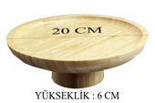 Ayaklı Servis Tabağı 20 CM Mini İkramlık Sunumluk - 2