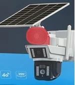 O-kam 3940 Solar Sim Kartlı Güvenlik Kamerası Güneş Enerjili 4G Dual Lens Kamera - 1