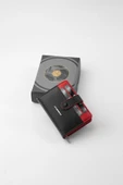 CENGİZ PAKEL Cengiz Pakel Kadın Mini Boy Çıt Çıt Detaylı Cüzdan – 65315M - Siyah/Kırmızı - 2