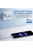 Xiaomi Redmi Note 12 Pro Plus 67 Wolt Orjinal Turbo Şarj Aleti Cihazı Kablo Adaptör 2in1 Set Type-c - 8