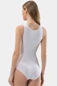 Türen Kadın Askılı Pamuklu Agraflı Body 286/Beyaz - 4