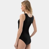 Türen Kadın Askılı Pamuklu Agraflı Body 286/Siyah - 3