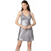 Pierre Cardin 6'lı Kısa Gecelik Sabahlık Çeyiz Set 6040 Royal Renk - 2