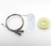 Mercedes-Benz CLK C209 A209 2002-2009 ile Uyumlu Arka Sol Cam Krikosu Tamir Seti 096700103, A2096700103A, 209 670 01 03 0103 thumbnail 3