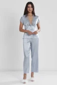 Pierre Cardin 6'lı Kaplı Gecelik Sabahlık Set 6325 Mist - 6