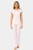 Dantelli Pijama Takımı 3199/Pembe - 8