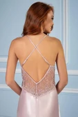 Pierre Cardin 6'lı Pudra Kısa Gecelik Sabahlık Çeyiz Set 6040 - 2