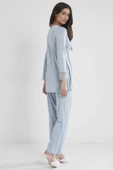Pierre Cardin Kadın Penye Dantelli Pijama Takımı 1241 Mist - 5