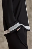 Pierre Cardin Penye Kadın Pijama Takımı 2200 Siyah - 3
