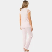 Dantelli Pijama Takımı 3197/Pembe - 3