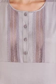 Pierre Cardin 2800 Kadın Royal Dantelli Penye 3'lü Sabahlıklı Pijama Takım - 2