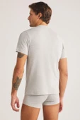 Kom James 2'li Modal Yuvarlak Yaka T-shirt - 6