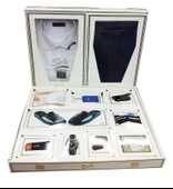 Şık 11 Parça Gömlek Pijama Full Damat Seti - 1