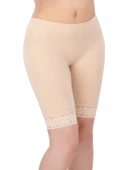Emay Dikişsiz Soft Kadın Paçalı Dantelli Boxer 3004 - 1
