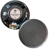 NWORK C-8BT Alçıpan Tavan Hoparlör 20cm 10 Watt Trafolu Siyah - 1