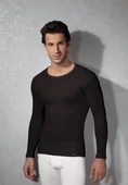 Doreanse Erkek Termal Polyester Yuvarlak Yaka Uzun Kollu T Shirt 2960 - 4